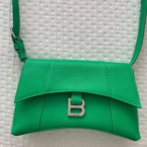 Green Designer Shoulder Bag